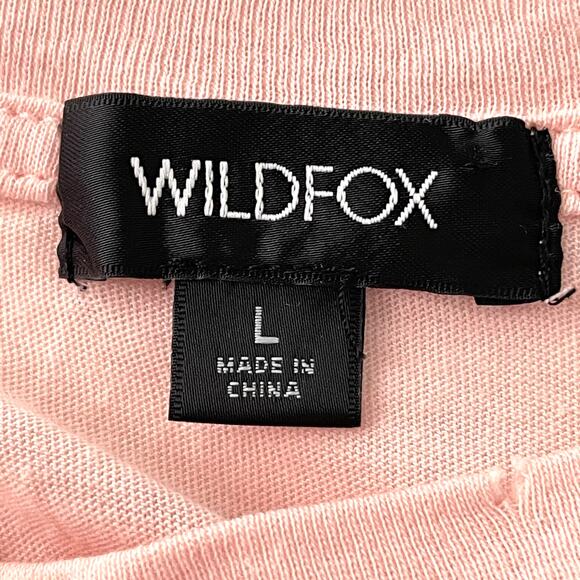 Wildfox Stay Wild Leopard Print Graphic Tee Large NEW - Picture 7 of 8